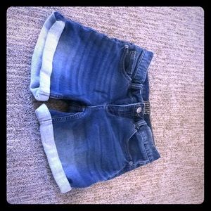 Justice jean shorts